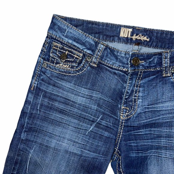 Kut from the Kloth Distressed Bermuda Shorts 10 - Picture 2 of 8